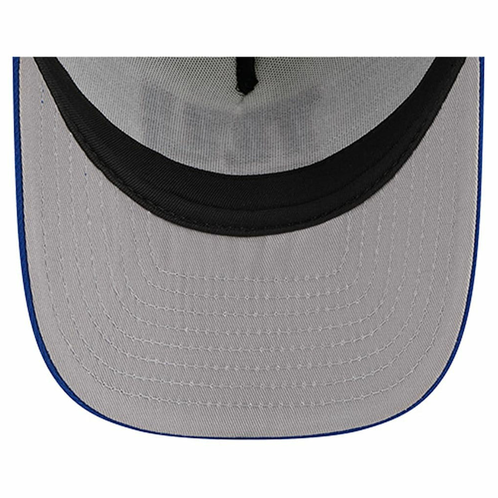 New York Giants New Era Youth Banner 9FIFTY A-Frame Adjustable Trucker Hat - Cream/Royal - NFL