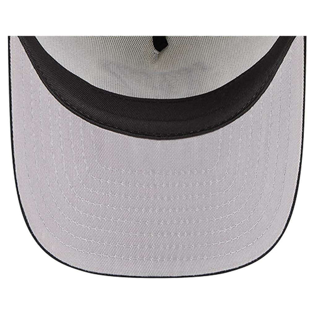 Cincinnati Bengals New Era Youth Banner 9FIFTY A-Frame Adjustable Trucker Hat - Cream/Black - NFL