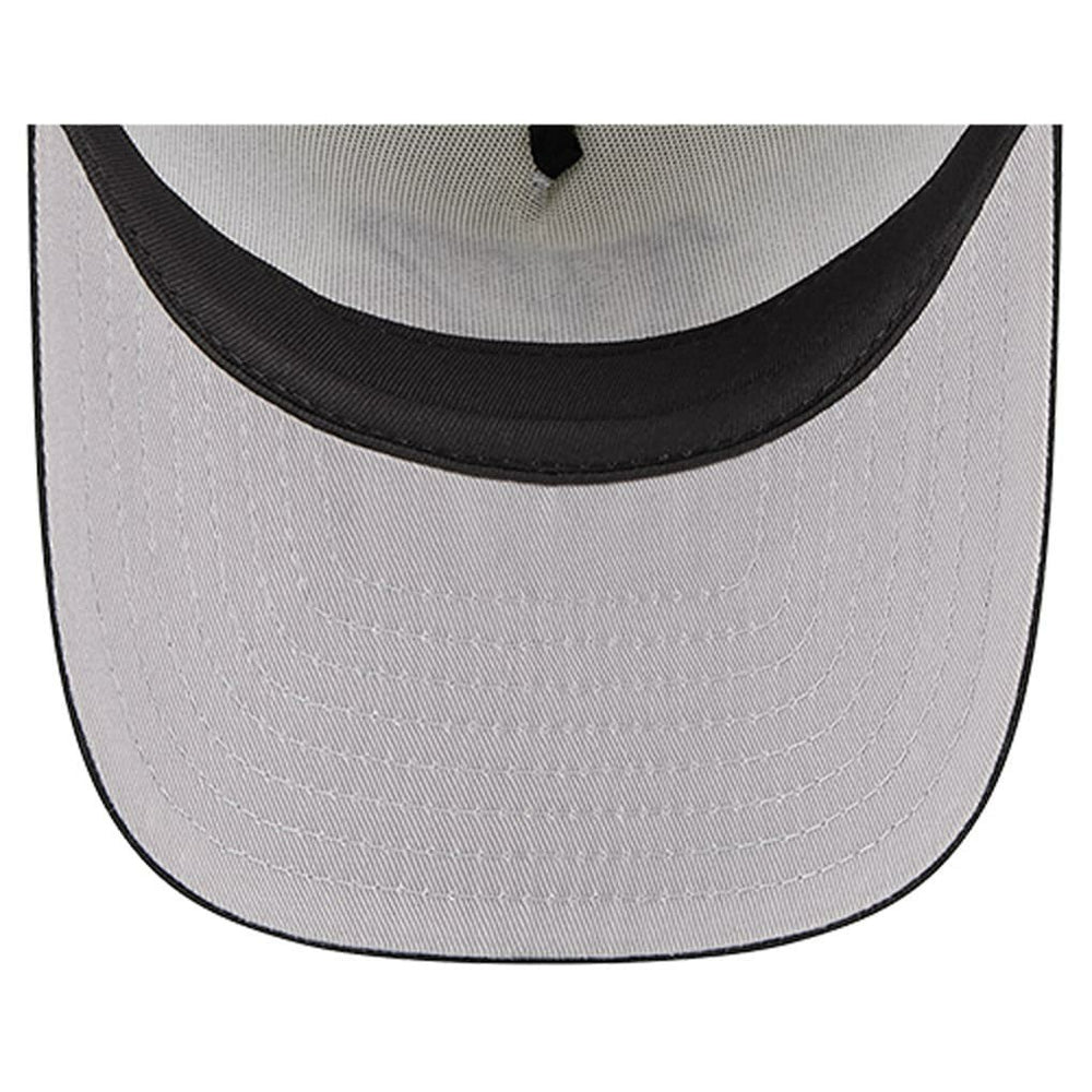 Cincinnati Bengals New Era Youth Banner 9FIFTY A-Frame Adjustable Trucker Hat - Cream/Black - NFL