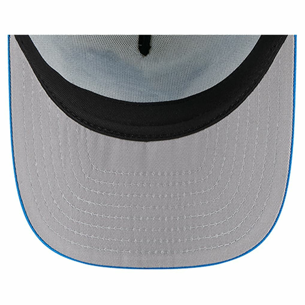 Detroit Lions New Era Youth Banner 9FIFTY A-Frame Adjustable Trucker Hat - Cream/Blue - NFL