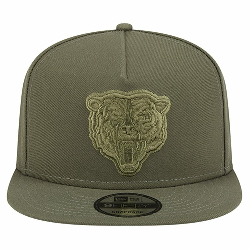 Chicago Bears New Era Youth Color Pack A-Frame 9FIFTY Snapback Hat - Olive - NFL