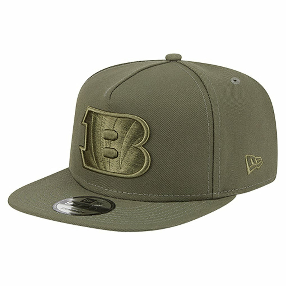 Cincinnati Bengals New Era Youth Color Pack A-Frame 9FIFTY Snapback Hat - Olive - NFL