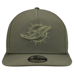 Miami Dolphins New Era Youth Color Pack A-Frame 9FIFTY Snapback Hat - Olive - NFL