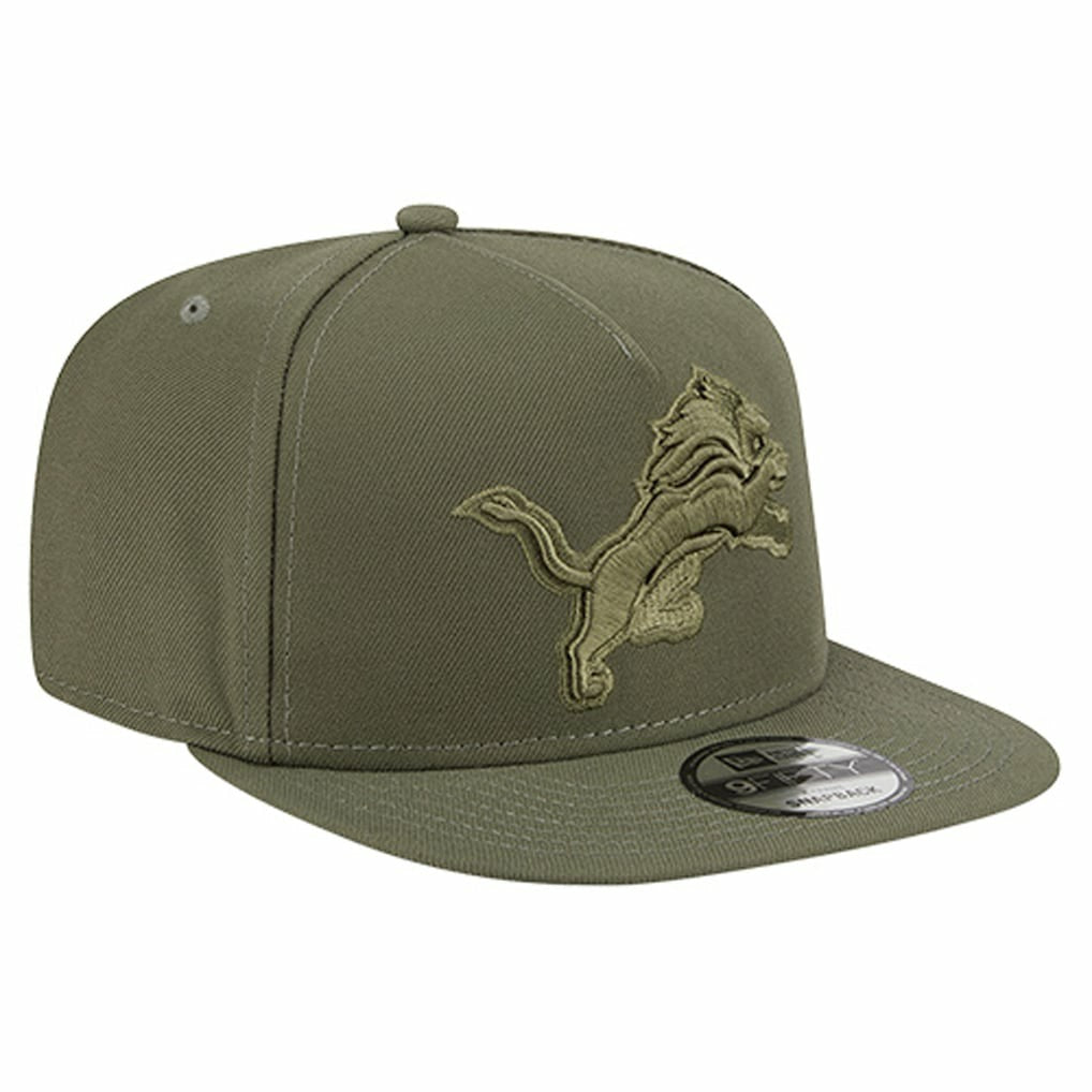 Detroit Lions New Era Youth Color Pack A-Frame 9FIFTY Snapback Hat - Olive - NFL