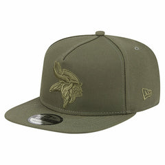 Minnesota Vikings New Era Youth Color Pack A-Frame 9FIFTY Snapback Hat - Olive - NFL