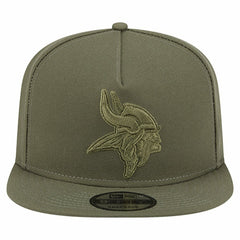 Minnesota Vikings New Era Youth Color Pack A-Frame 9FIFTY Snapback Hat - Olive - NFL