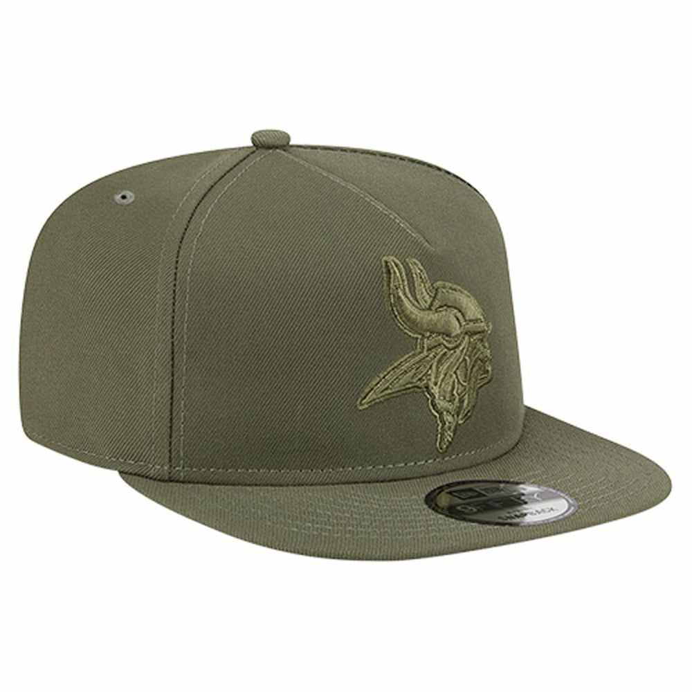 Minnesota Vikings New Era Youth Color Pack A-Frame 9FIFTY Snapback Hat - Olive - NFL