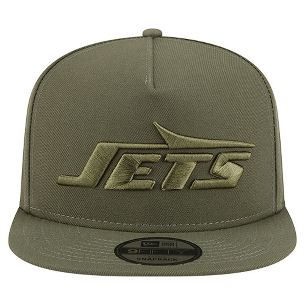 New York Jets New Era Youth Color Pack A-Frame 9FIFTY Snapback Hat - Olive - NFL
