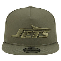 New York Jets New Era Youth Color Pack A-Frame 9FIFTY Snapback Hat - Olive - NFL
