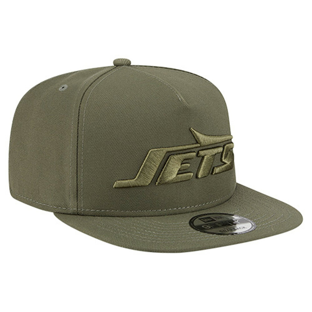 New York Jets New Era Youth Color Pack A-Frame 9FIFTY Snapback Hat - Olive - NFL