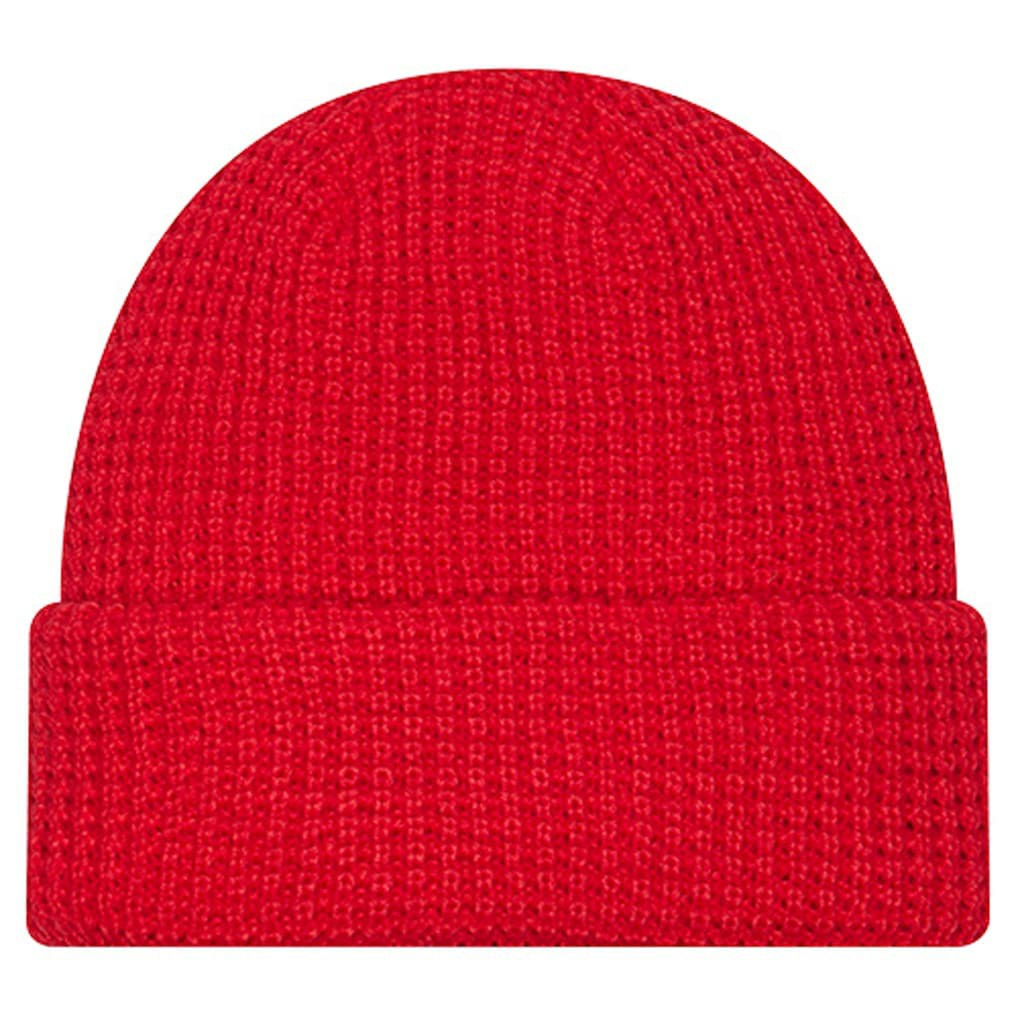 Kansas City Chiefs New Era Youth Waffle Cuffed Knit Hat - Red - NFL