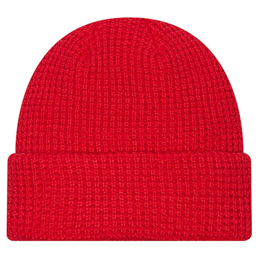 Kansas City Chiefs New Era Youth Waffle Cuffed Knit Hat - Red - NFL