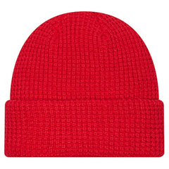 Kansas City Chiefs New Era Youth Waffle Cuffed Knit Hat - Red - NFL