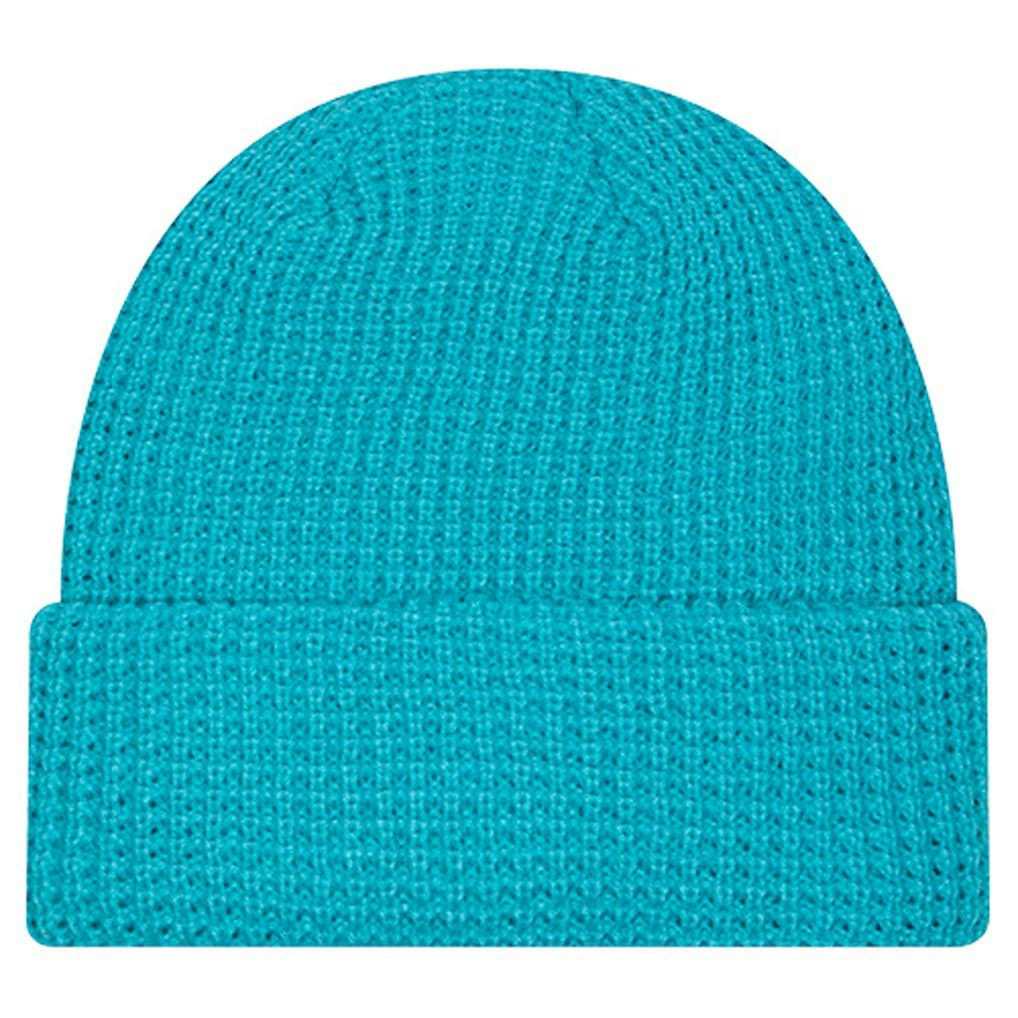 Miami Dolphins New Era Youth Waffle Cuffed Knit Hat - Aqua - NFL