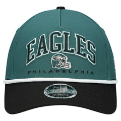 Philadelphia Eagles New Era Preschool Arch COOLERA 9FORTY A-Frame M-Crown Adjustable Hat - Green/Black - NFL