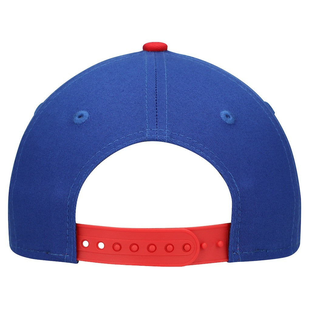Buffalo Bills New Era Preschool Arch COOLERA 9FORTY A-Frame M-Crown Adjustable Hat - Royal/Red - NFL