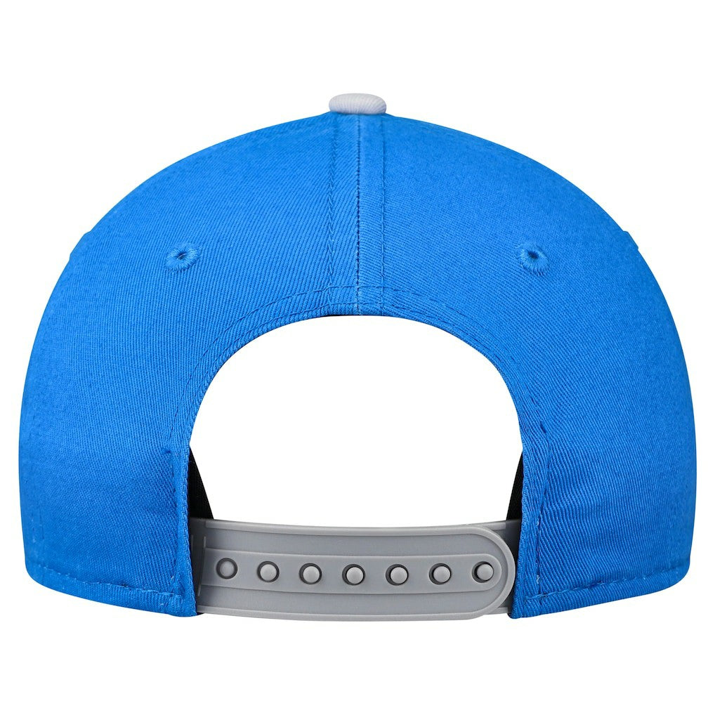 Detroit Lions New Era Preschool Arch COOLERA 9FORTY A-Frame M-Crown Adjustable Hat - Blue/Gray - NFL
