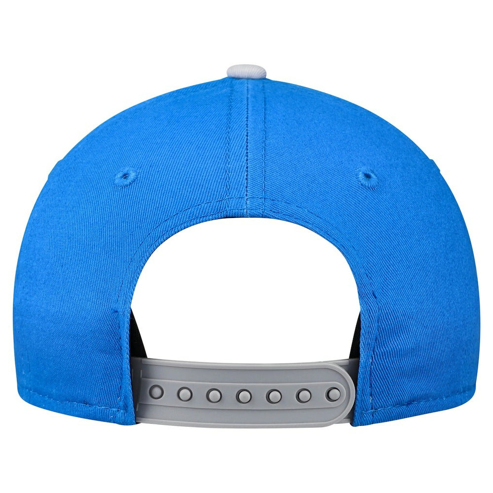 Detroit Lions New Era Preschool Arch COOLERA 9FORTY A-Frame M-Crown Adjustable Hat - Blue/Gray - NFL