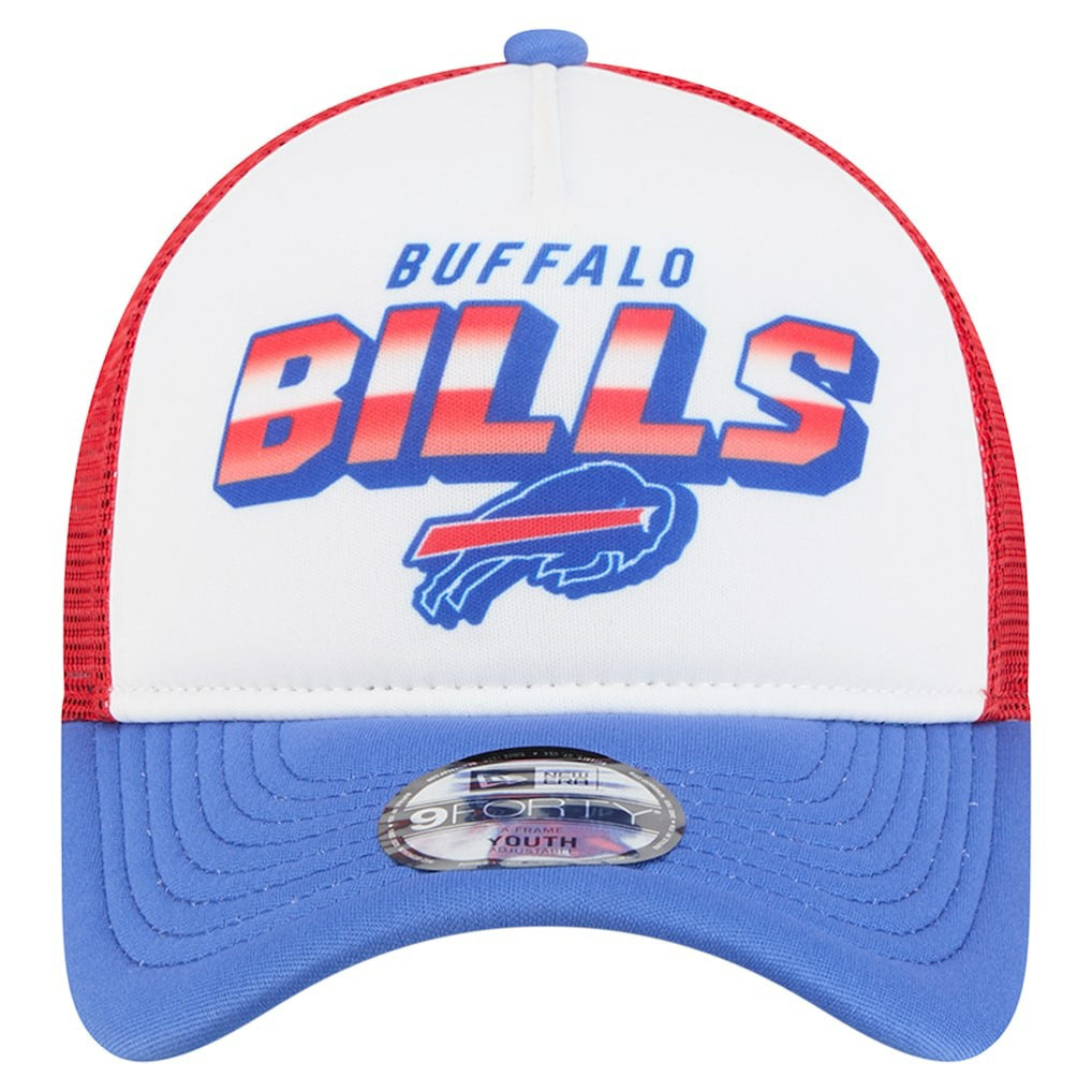 Buffalo Bills New Era Preschool 9FORTY A-Frame Adjustable Hat - White - NFL