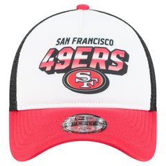 San Francisco 49ers New Era Preschool 9FORTY A-Frame Adjustable Hat - White - NFL