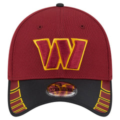 Washington Commanders New Era Visor Hit 39THIRTY Flex Hat - Burgundy - NFL