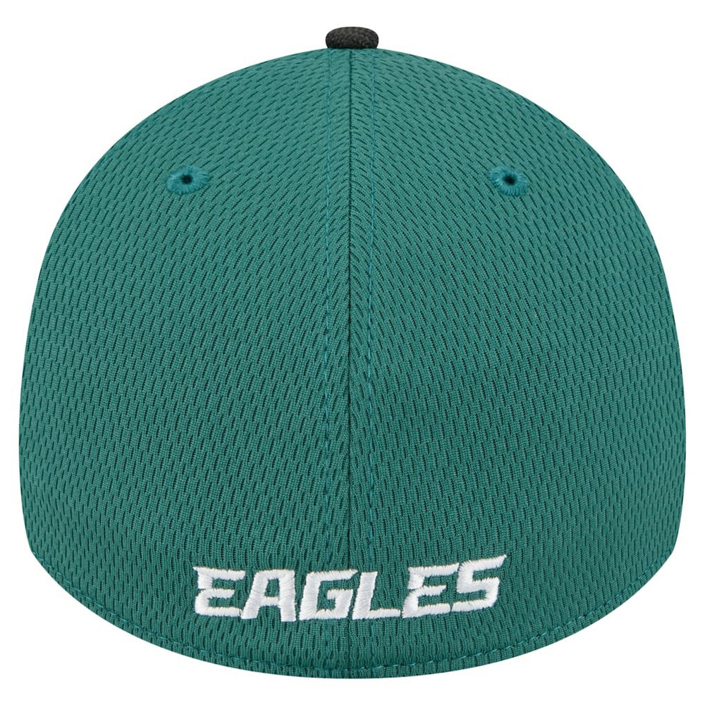 Philadelphia Eagles New Era Visor Hit 39THIRTY Flex Hat - Midnight Green - NFL