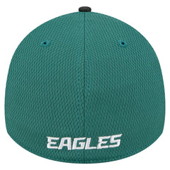 Philadelphia Eagles New Era Visor Hit 39THIRTY Flex Hat - Midnight Green - NFL