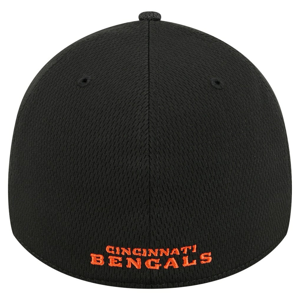Cincinnati Bengals New Era Visor Hit 39THIRTY Flex Hat - Black - NFL