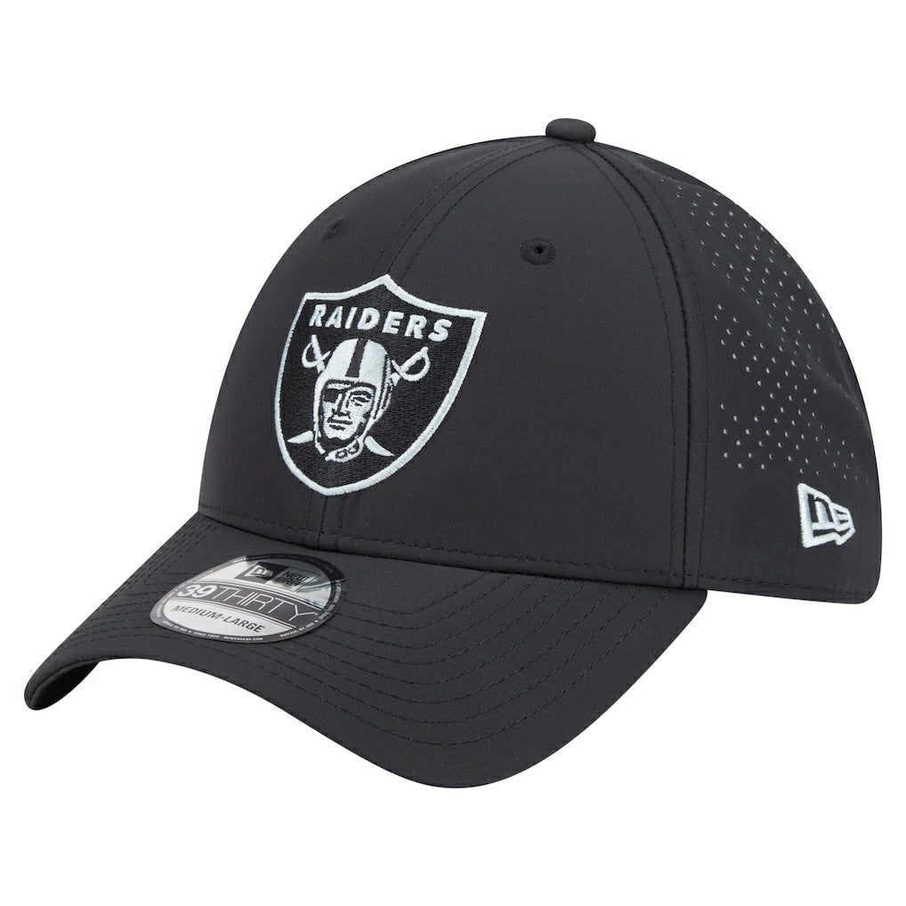 Las Vegas Raiders New Era Night 39THIRTY Flex Hat - Black - NFL
