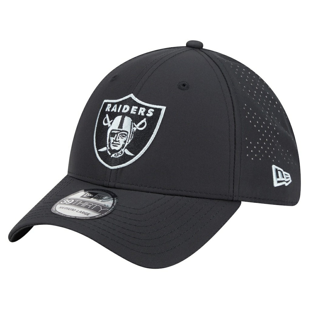 Las Vegas Raiders New Era Night 39THIRTY Flex Hat - Black - NFL