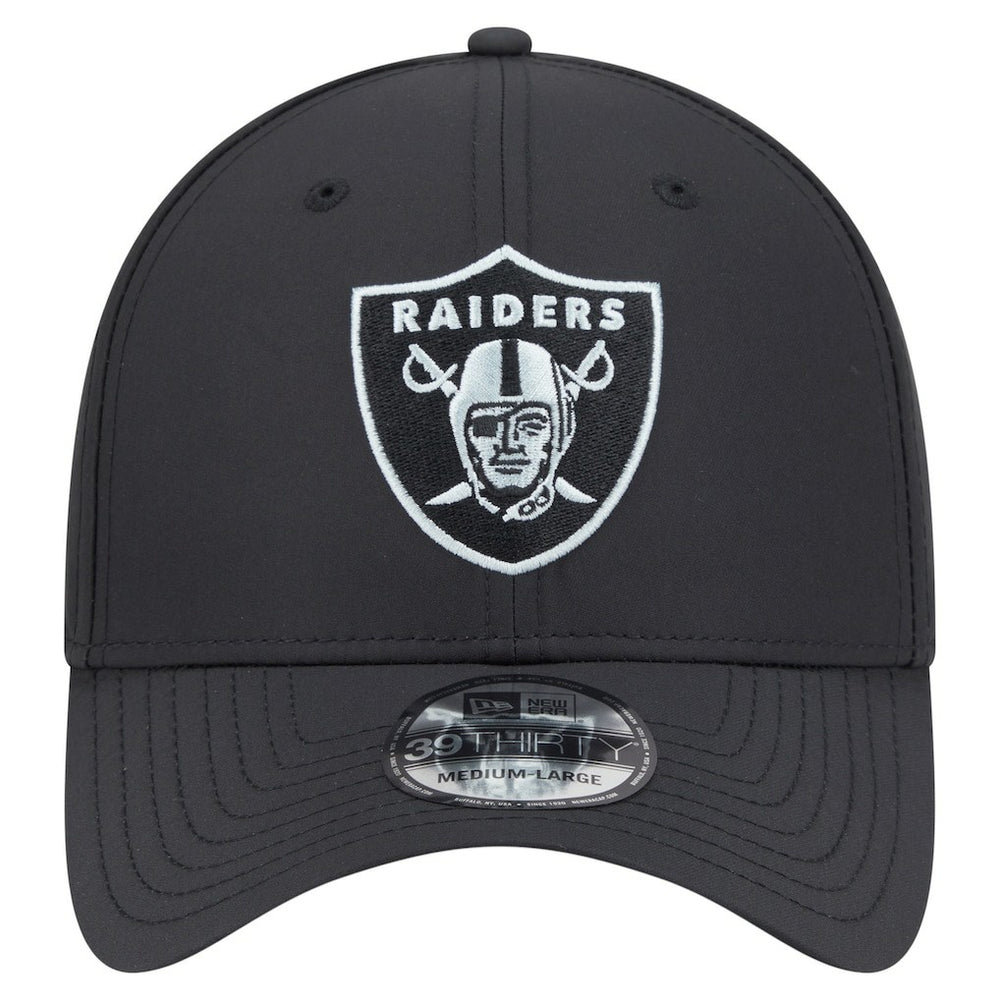 Las Vegas Raiders New Era Night 39THIRTY Flex Hat - Black - NFL