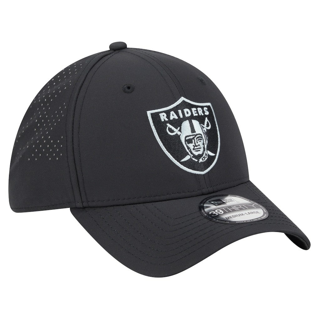 Las Vegas Raiders New Era Night 39THIRTY Flex Hat - Black - NFL