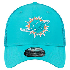 Miami Dolphins New Era Outline 39THIRTY Flex Hat - Aqua - NFL