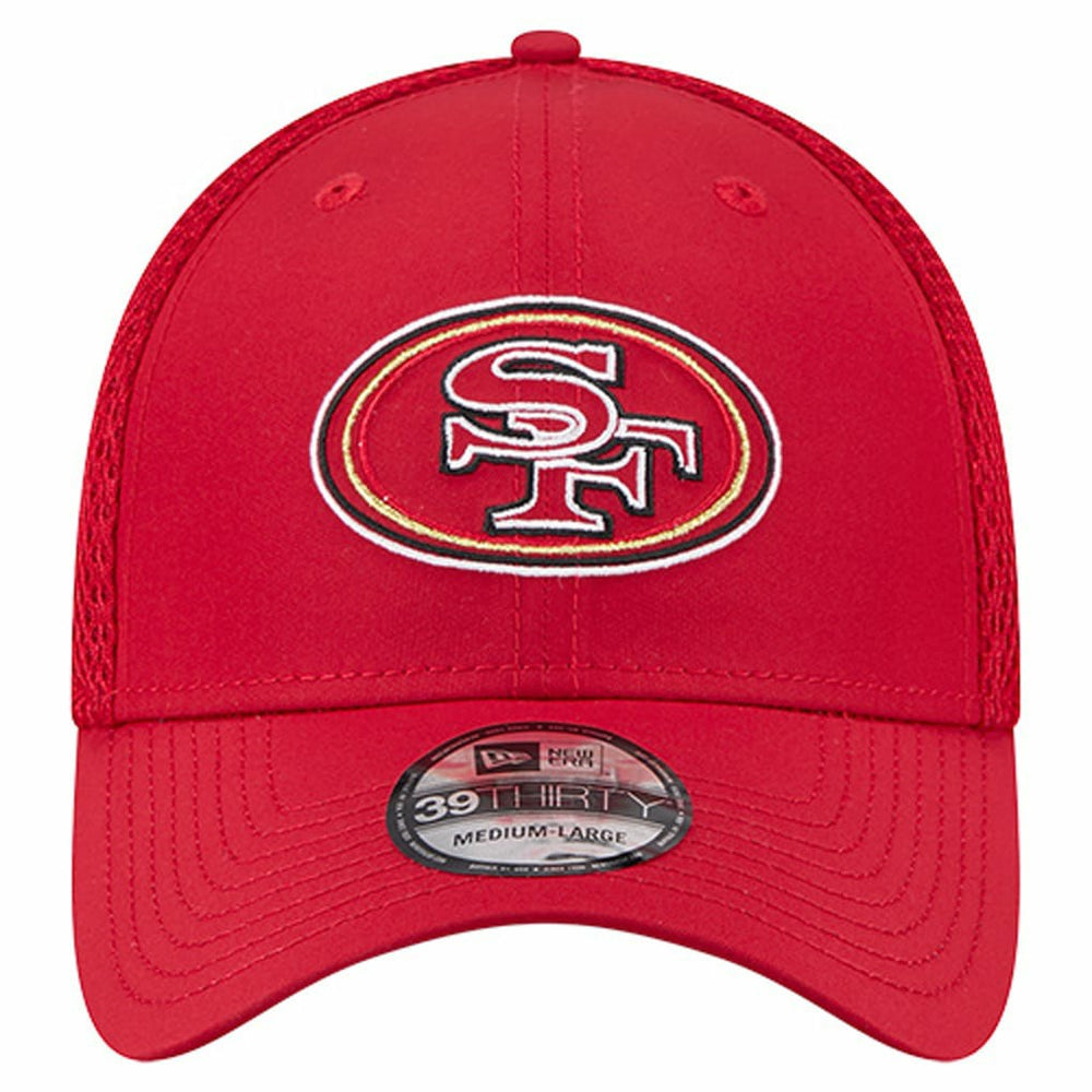 San Francisco 49ers New Era Outline 39THIRTY Flex Hat - Scarlet - NFL