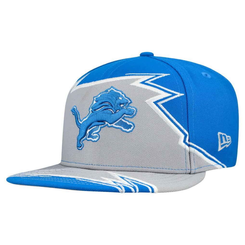 Detroit Lions New Era Break 59FIFTY Fitted Hat - Blue/Gray - NFL