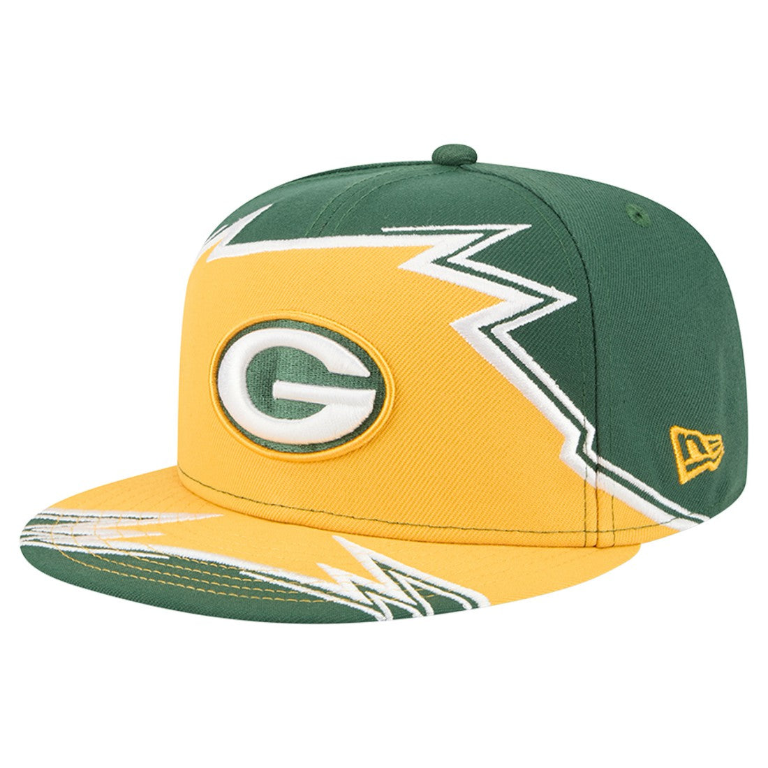 Green Bay Packers New Era Break 59FIFTY Fitted Hat - Green/Gold - NFL