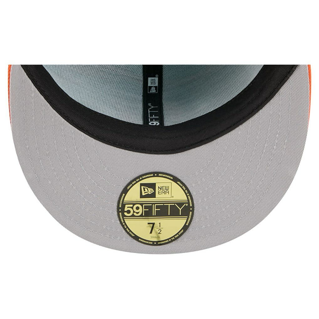 Miami Dolphins New Era Break 59FIFTY Fitted Hat - Aqua/Orange - NFL