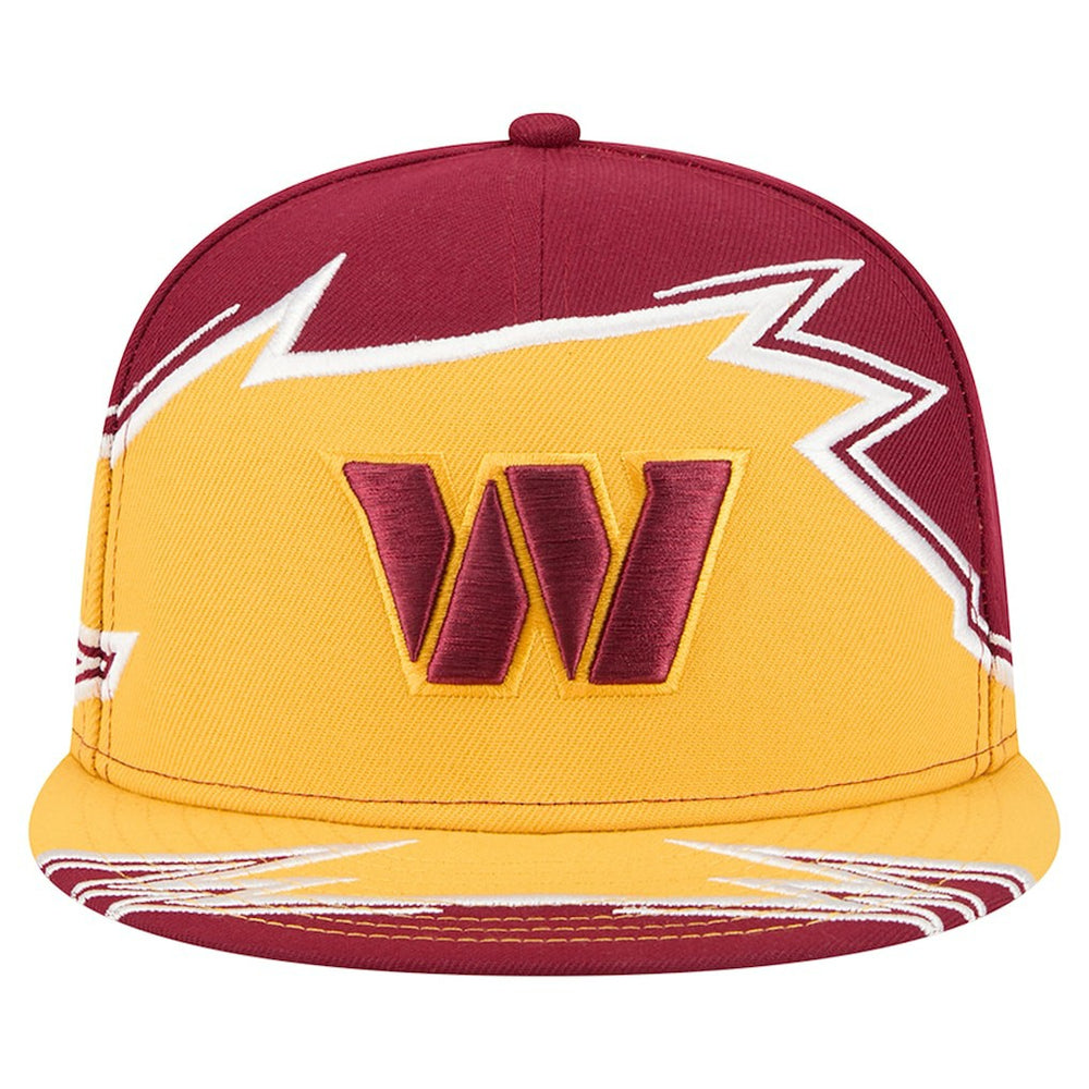 Washington Commanders New Era Break 59FIFTY Fitted Hat - Burgundy/Gold - NFL