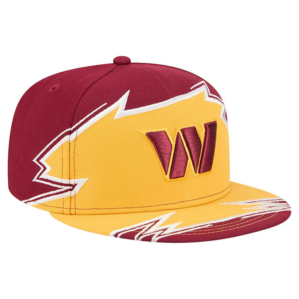 Washington Commanders New Era Break 59FIFTY Fitted Hat - Burgundy/Gold - NFL
