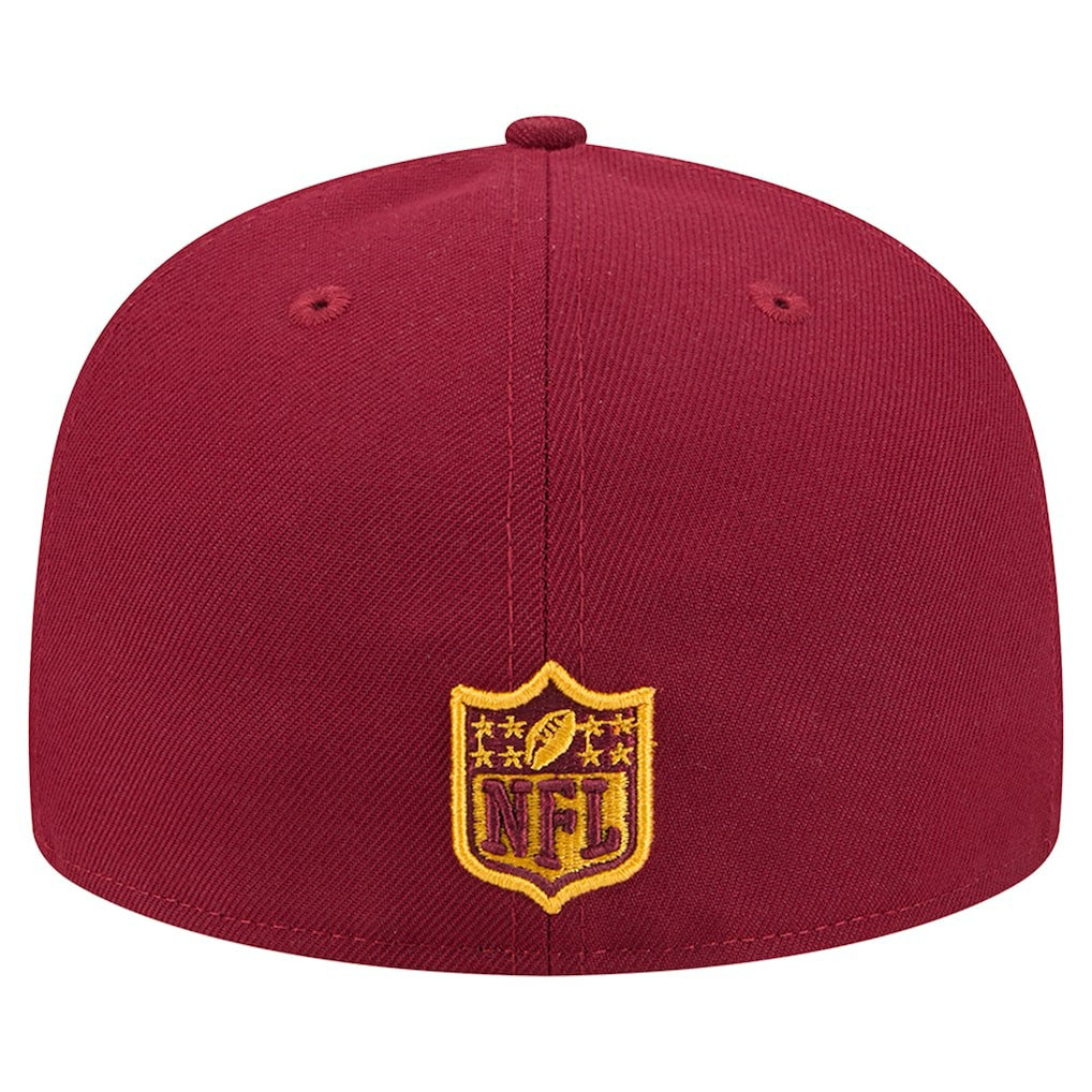 Washington Commanders New Era Break 59FIFTY Fitted Hat - Burgundy/Gold - NFL
