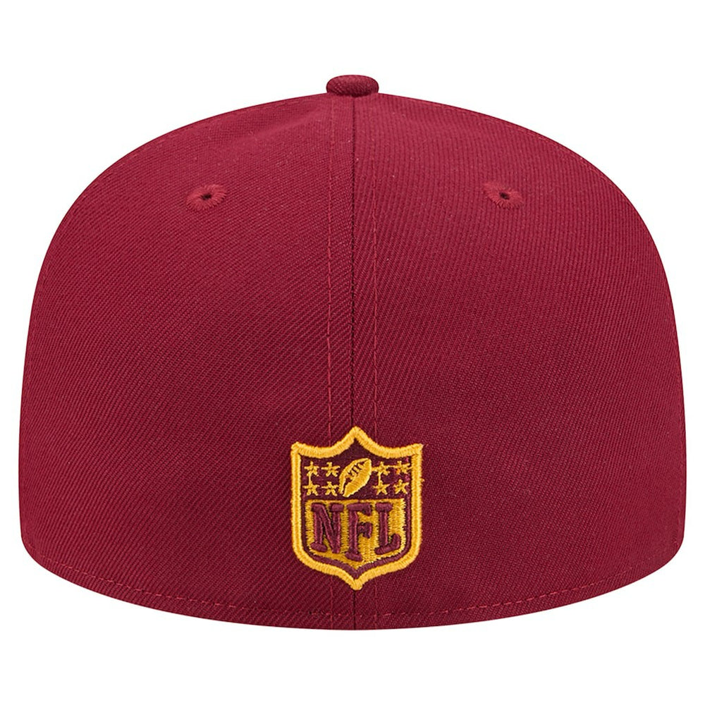 Washington Commanders New Era Break 59FIFTY Fitted Hat - Burgundy/Gold - NFL
