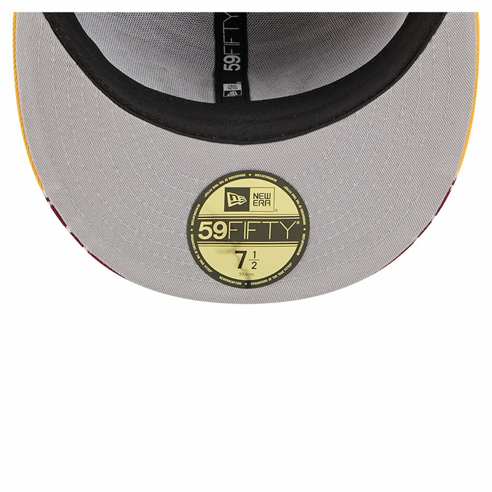 Washington Commanders New Era Break 59FIFTY Fitted Hat - Burgundy/Gold - NFL