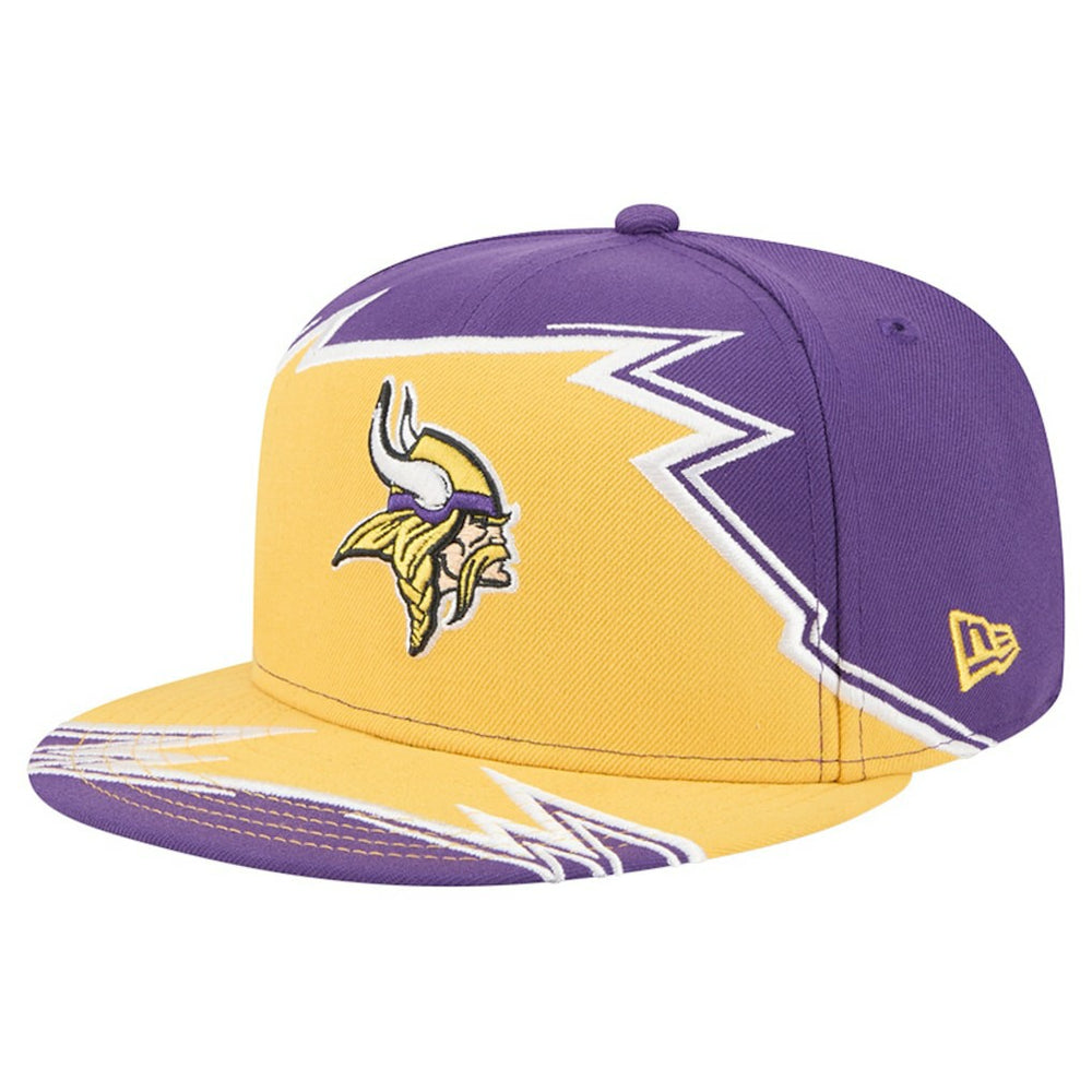 Minnesota Vikings New Era Break 59FIFTY Fitted Hat - Purple/Gold - NFL