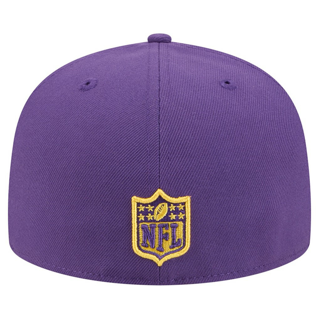 Minnesota Vikings New Era Break 59FIFTY Fitted Hat - Purple/Gold - NFL
