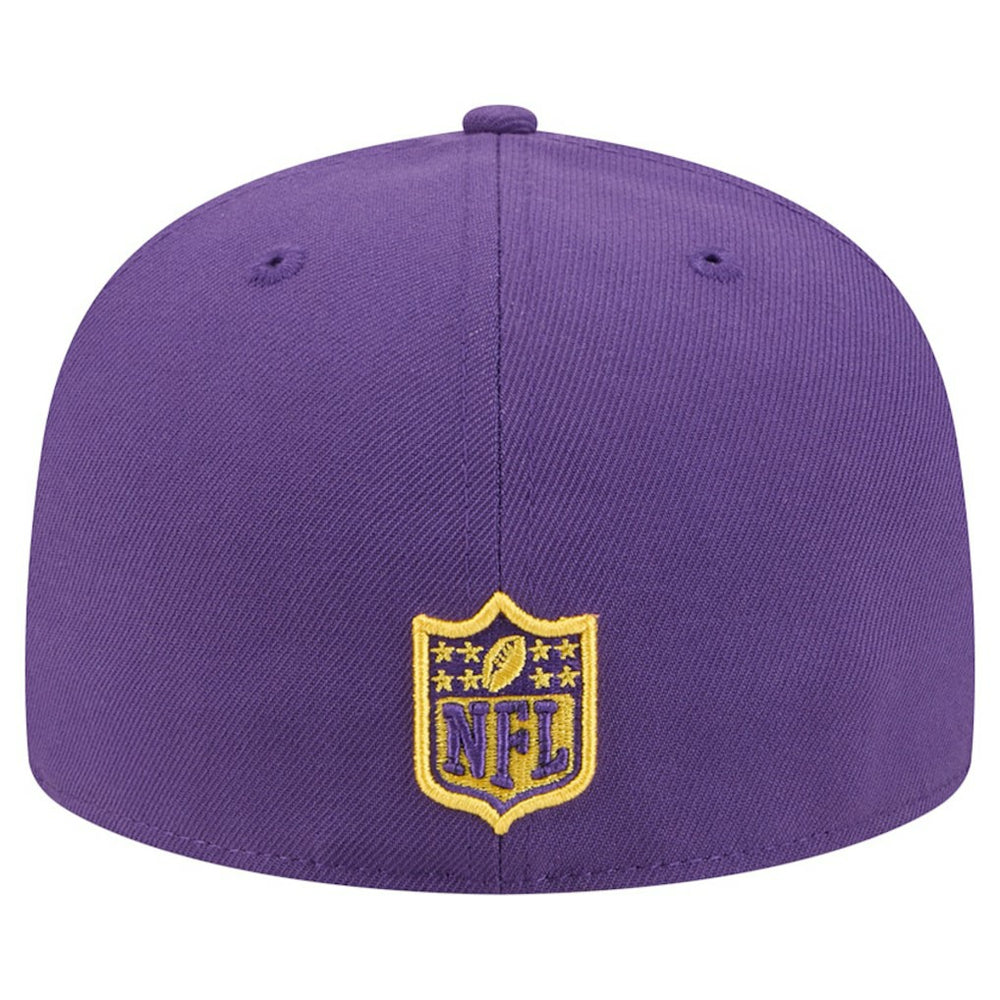 Minnesota Vikings New Era Break 59FIFTY Fitted Hat - Purple/Gold - NFL