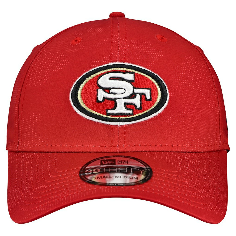 San Francisco 49ers New Era Tonal Camo 39THIRTY Stretch Fit Hat - Scarlet - NFL