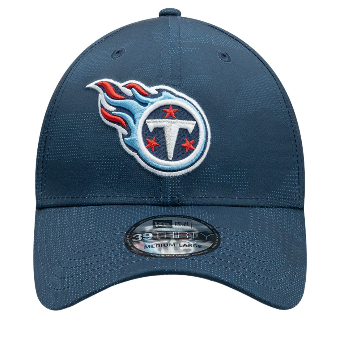 Tennessee Titans New Era Tonal Camo 39THIRTY Stretch Fit Hat - Navy - NFL