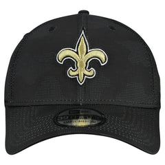 New Orleans Saints New Era Tonal Camo 39THIRTY Stretch Fit Hat - Black - NFL