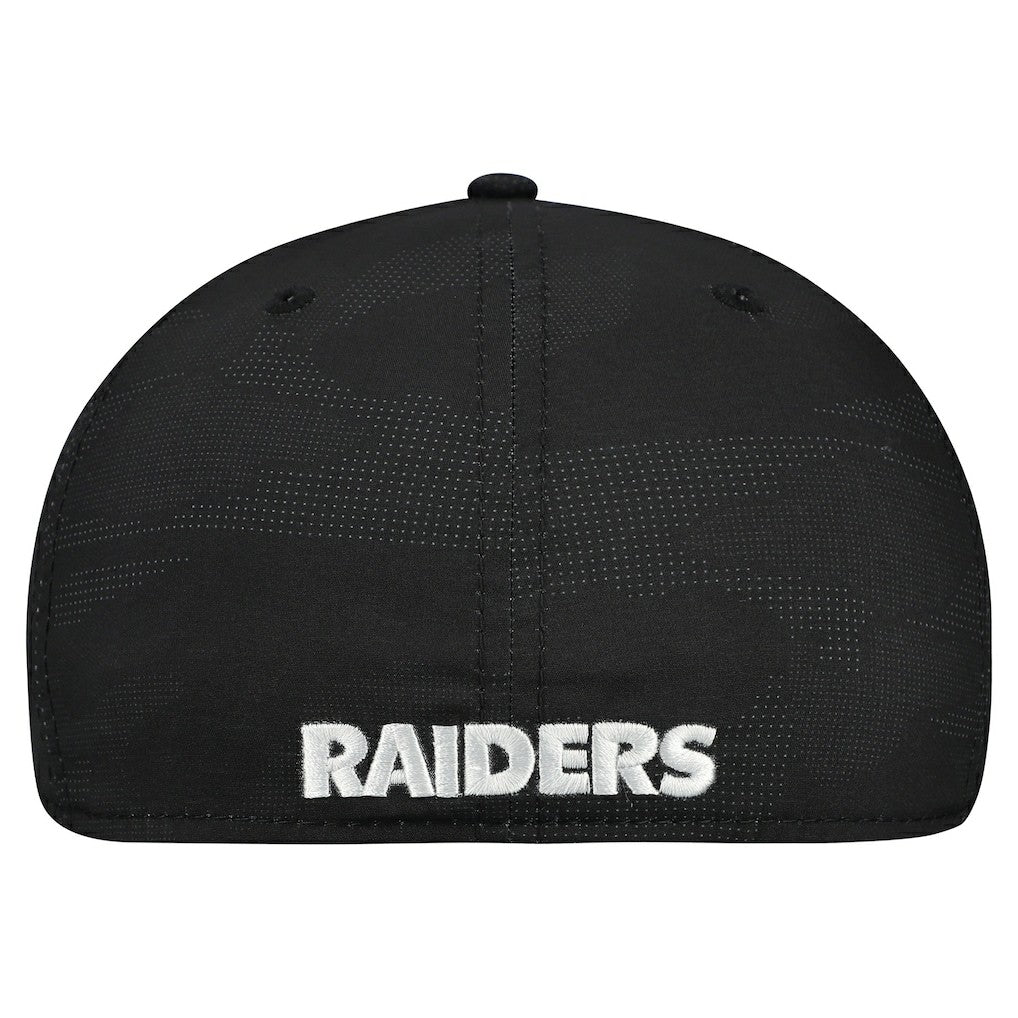 Las Vegas Raiders New Era Tonal Camo 39THIRTY Stretch Fit Hat - Black - NFL
