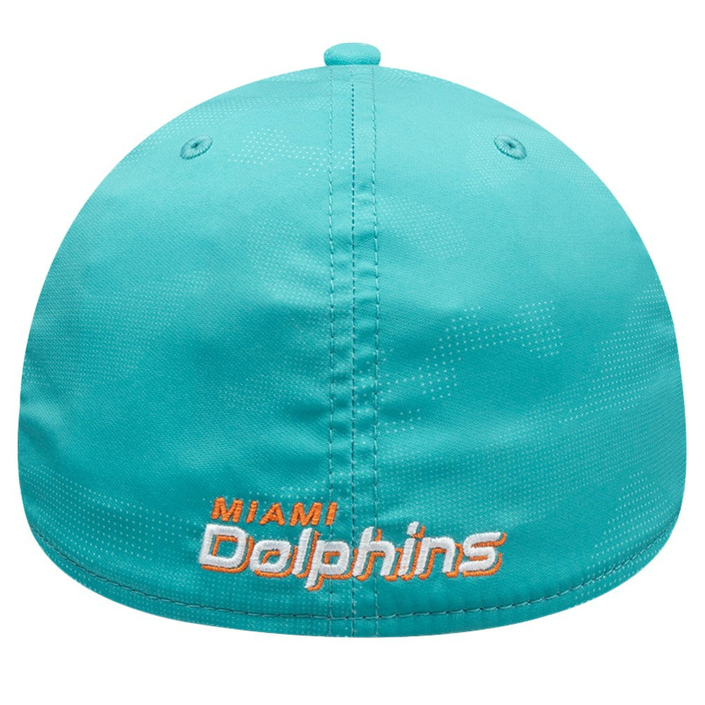Miami Dolphins New Era Tonal Camo 39THIRTY Stretch Fit Hat - Aqua - NFL